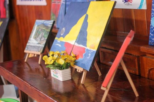 Apertura de la exposición de dibujo y pintura.